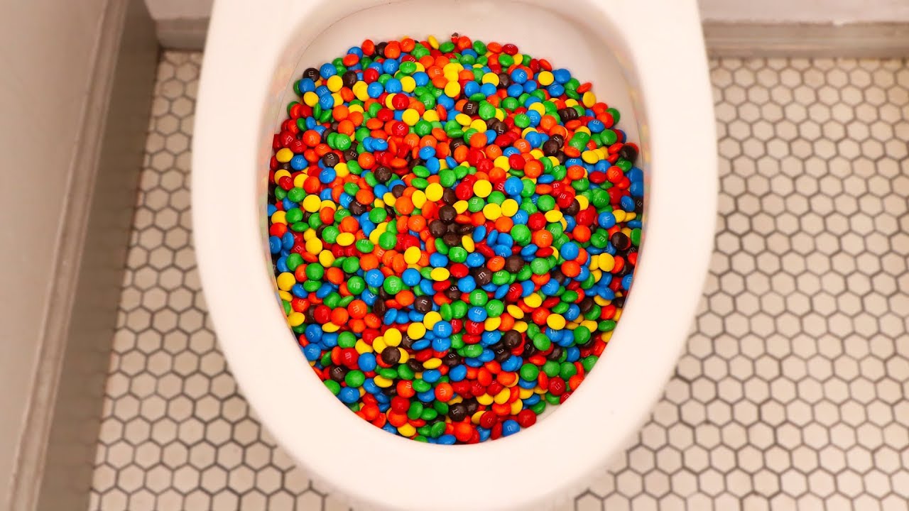 Will 40,000 M&Ms Flush?