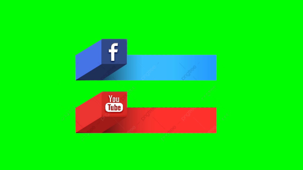 Facebook YouTube Bell Icon Green Screen Video....! Info Tech YouTube