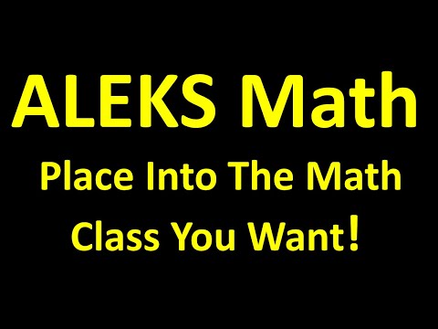 Video: Nag-time ba ang Aleks math test?