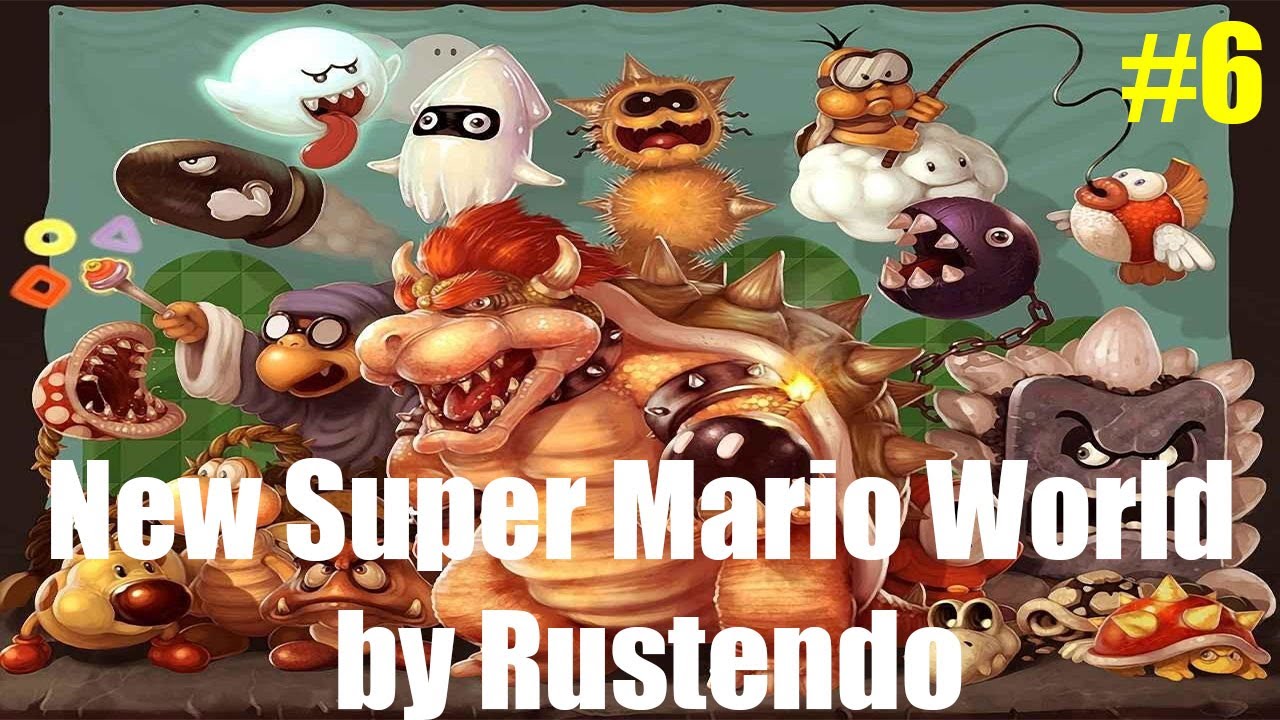 Прохождение New Super Mario World by Rustendo "МИЛЫЙ КОРАБЛИК" #6
