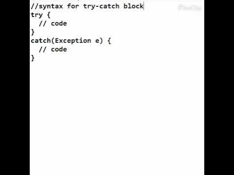 How to use try catch in java Raghu Konduri | Programming and Coding ...