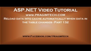 Reload data into cache automatically when data in the table changes   Part 132 screenshot 3