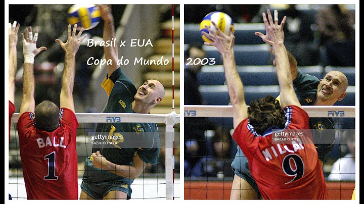 Copa do Mundo 2003 - Brasil x Estados Unidos - Vôlei Masculino