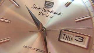 Seiko 5 Sportsmatic Deluxe (1965 ) - Review [ 4K ] - នាឡិកាSEIKOស្ពតម៉ាទិក