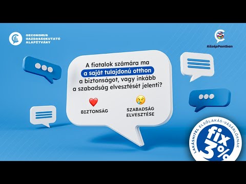 #KözépPontban a fiatalok saját tulajdonú otthonhoz jutása!