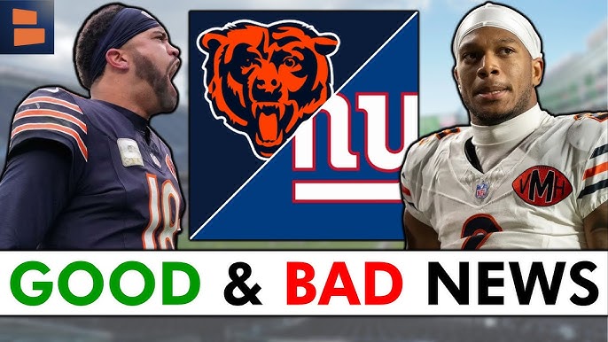 Chicago Bears Receive GOOD & BAD NEWS After Win vs. Giants