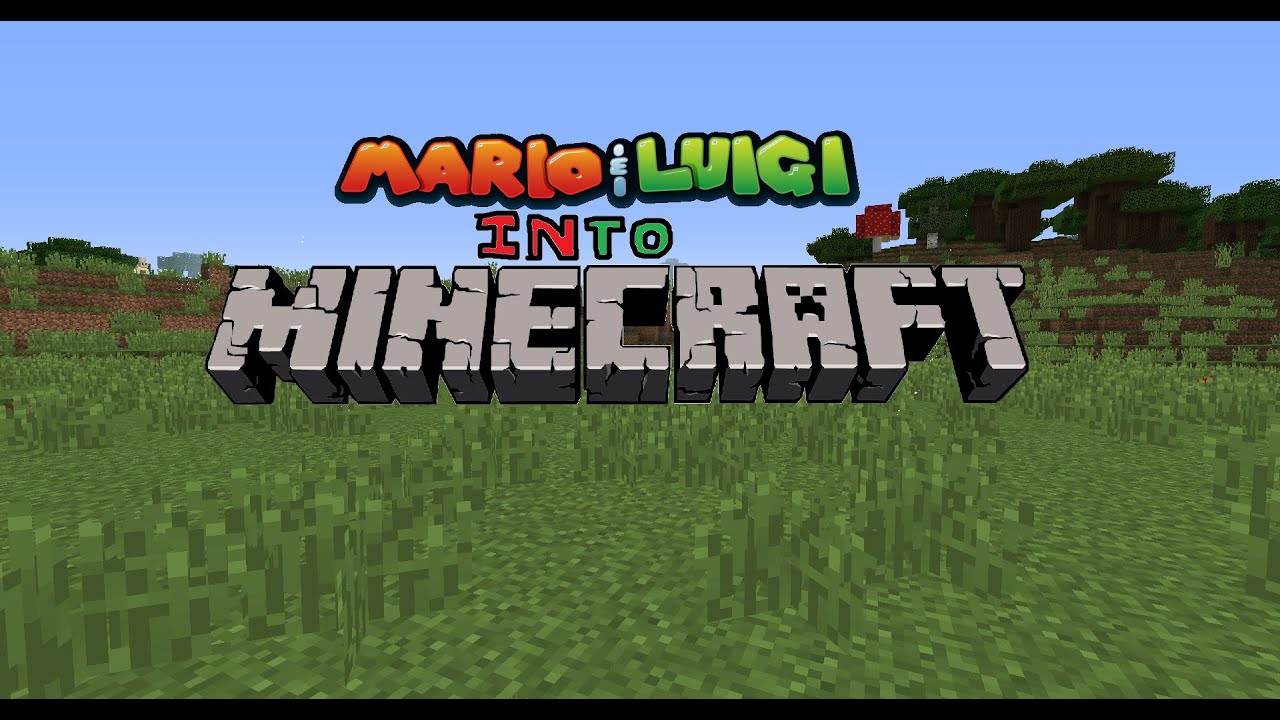 Mario's Plush Adventures - Mario and Luigi into Minecraft