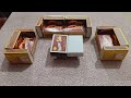 How to make sofa set using matchboxes !!!!! | Unleashed Crafts ♡