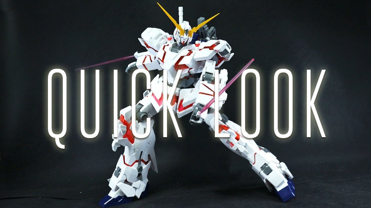  Bandai Hobby Mega Size 1/48 Unicorn Gundam [Destroy Mode] Gundam  UC Model Kit Figure : Arts, Crafts & Sewing
