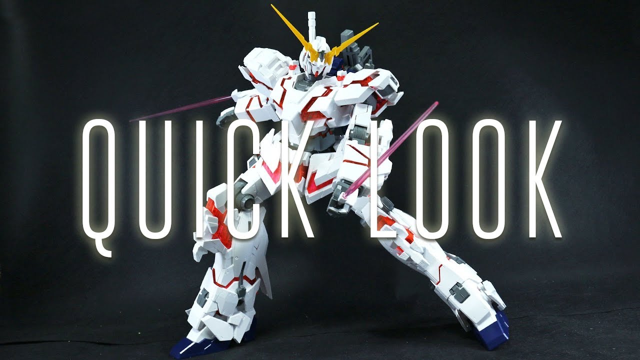 ユニコーンページ 1324 - MegaSize Unicorn Gundam [Destroy Mode] (Quick Look) - YouTube