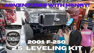 2001 F-250 Rough Country 2.5” Leveling Kit Install