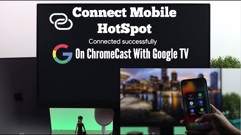 How to Connect Chromecast Google TV to Mobile Hotspot!