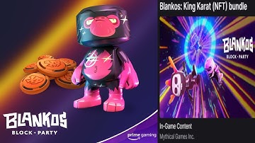 Prime Gaming Is Giving Away An NFT For Blankos Block Party - King Karat  NFT Bundle