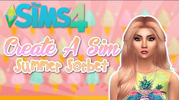 The Sims 4: Create A Sim | Summer Sorbet