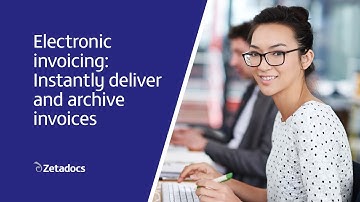 Electronic invoicing using Zetadocs