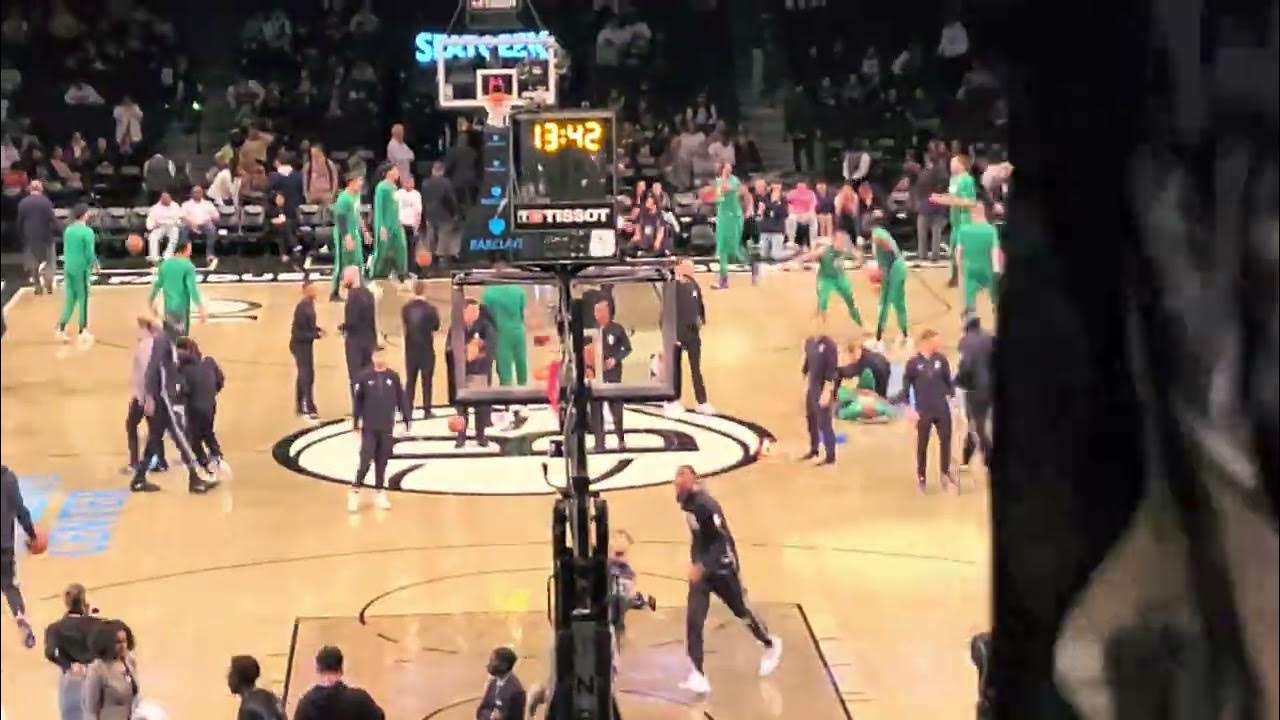 Brooklyn Nets come out at Barclays Vs Celtics 12/4 YouTube