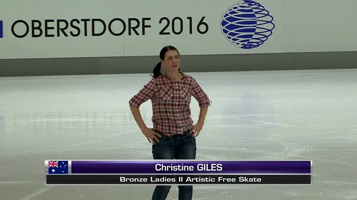 Christine Giles-Bronze Ladies II Artistic Freeskat...