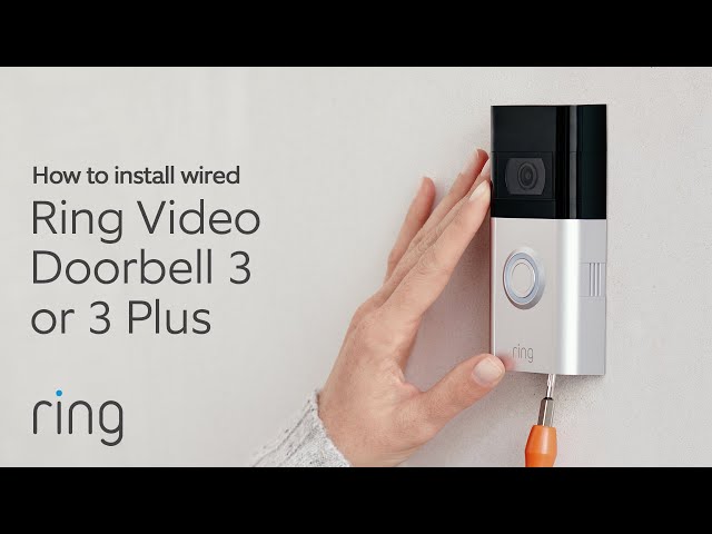 How To Install Ring Doorbell Wired - YouTube