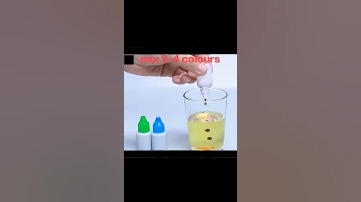 COLOURFUL RAIN 🌧️  science experiment
