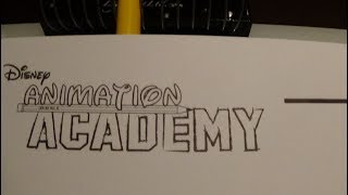 ANIMATION ACADEMY I learn to DRAW GOOFY at Disneyland August 2017