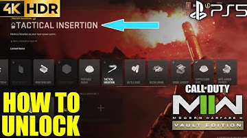 How to Unlock Tactical Insertion MW2 Field Upgrade | MW2 Tactical Insertion Unlock|MW2 Vault Edition