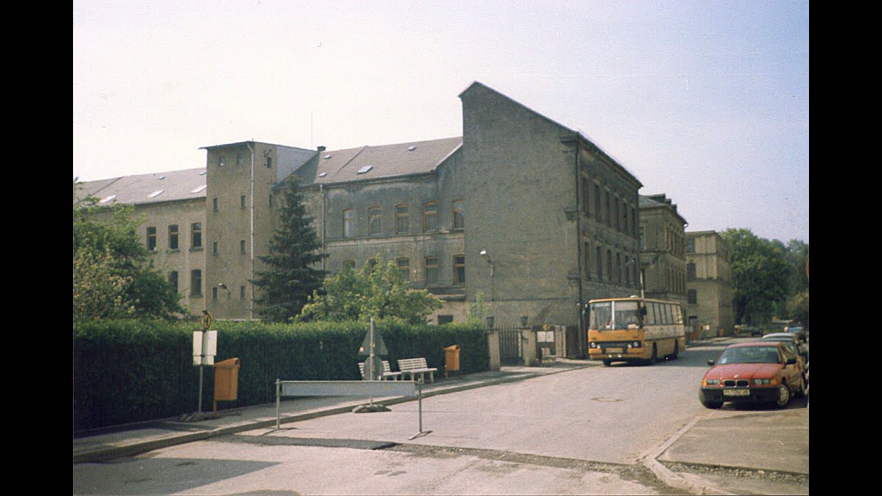 Oelsnitz Vogtland alte Fabrikgebäude zwischen Alter Bahnhofstraße und Jahnteich