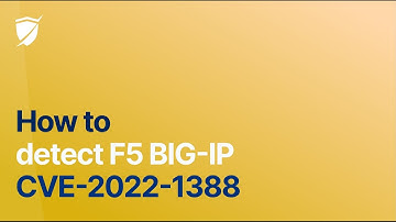 Detect F5 BIG-IP - CVE-2022-1388 - in minutes