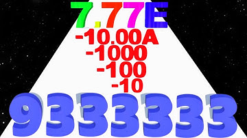 Number Merge Run vs Circles Run - Level Up Number (Freeplay, Math Games) New Update