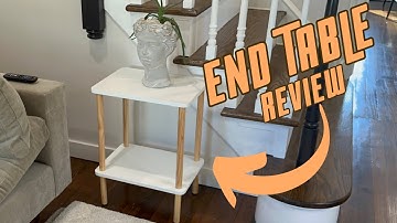 Amazon Furniture Review: The Apicizon Two Tier End Table
