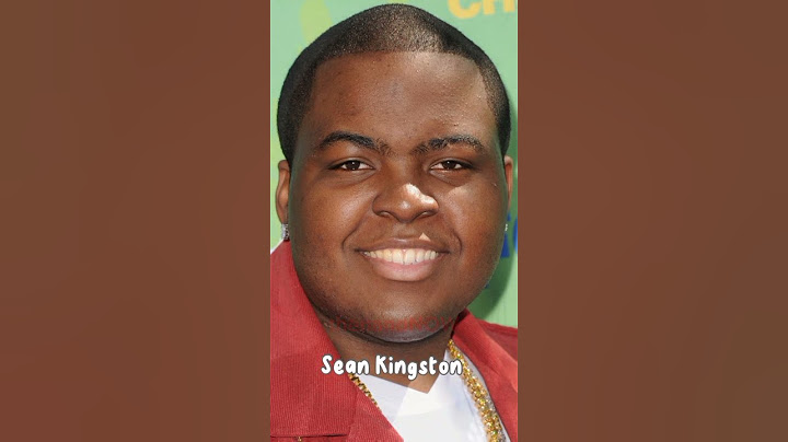 Sean Kingston#then and now#short