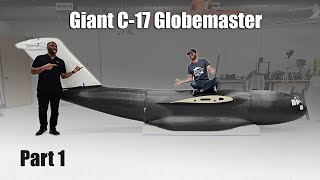 BUILDING A GIANT 6 meters C-17 Globemaster with Tyler Perry/ Part 1