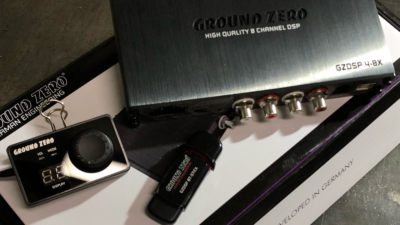 Ground Zero gzdsp 4-8x digital signal processor. Aудиопроцессор