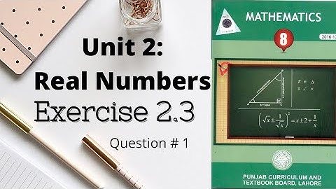 Class 8th maths | Exercise 2.3 Question 1
