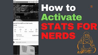 STATS FOR NERDS | Instructions | How to Activate NERD STATS screenshot 1
