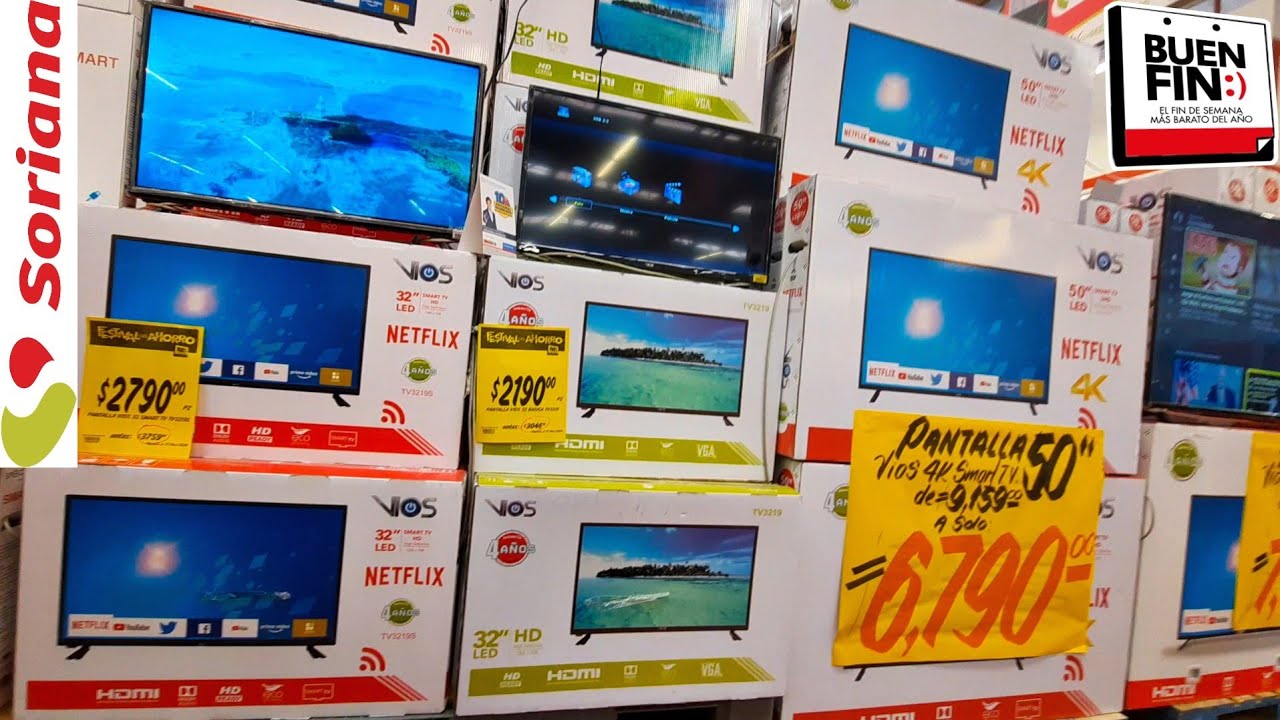 TVs baratas en Soriana, Elektra y Bodega Aurrera en OFERTA