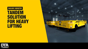 TANDEM TRANSPORTER FOR RAIL APPLICATIONS | DTA by Enerpac
