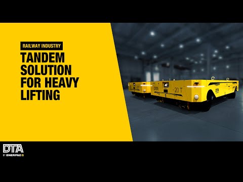 TANDEM TRANSPORTER FOR RAIL APPLICATIONS | DTA by Enerpac