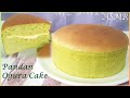 Pandan Chiffon Cake with Cheese | Pandan Ogura Cake [ASMR]