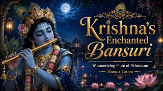 Krishna’s Enchanted Bansuri 🦚💙 | Mesmerizing Flute of Vrindavan | Thumri Fusion