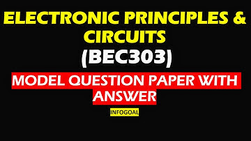 EPC Model Question With Answer | BEC303 Model Question Paper Solution | Infogoal