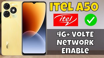 itel A50 4G+ VoLTE Network Enable