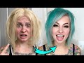 SCENE HAIR TRANSFORMATION! (Mint &amp; Silver)