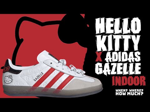 Hello Kitty × adidas Originals Gazelle Adidas Originals x Hello Kitty Gazelle Grade School Kids