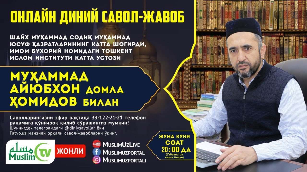 JONLI: Diniy savol-javob (96-son, 03.03.23)