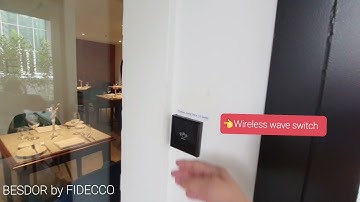 Besdor - Automatic Sliding Door System, Contactless Wave Switch - Fidecco
