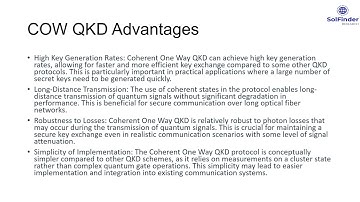 Coherent One Way (COW) Quantum Key Distribution