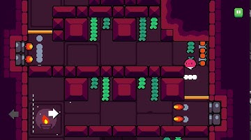 Dadish 2. World 4 - Fantomo Temple. Level 39. Walkthrough with Star.