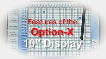 Option-X 10" Display With Enhanced Features
