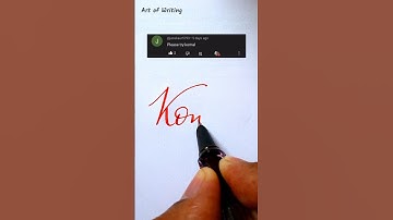 How to Write Komal in CALLIGRAPHY like a Pro! #shorts #shortsfeed #shortvideo #howto