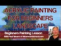 Acrylic Painting For Beginners Landscape #MooreMethod